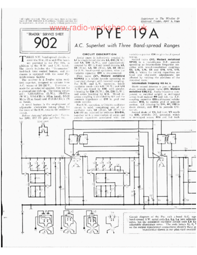 PYE (GB) pye-19a  . Rare and Ancient Equipment PYE (GB) pye-19a.pdf