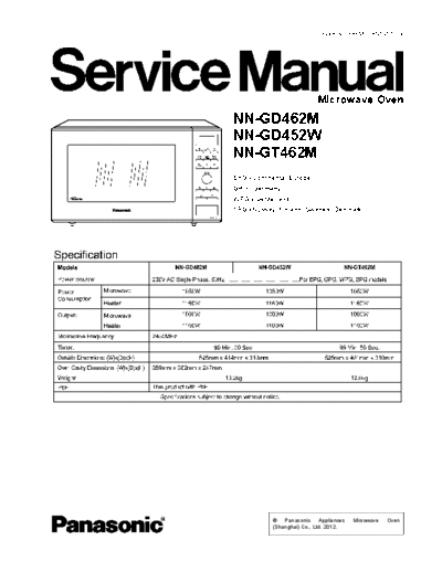 panasonic ip4171 gd462m gpg 13 120618  panasonic Micro wave oven NN-GD452W PAPMOSH1202017CE doc ip4171_gd462m_gpg_13_120618.pdf