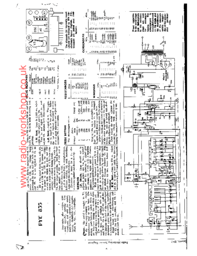 PYE (GB) pye-835  . Rare and Ancient Equipment PYE (GB) pye-835.pdf