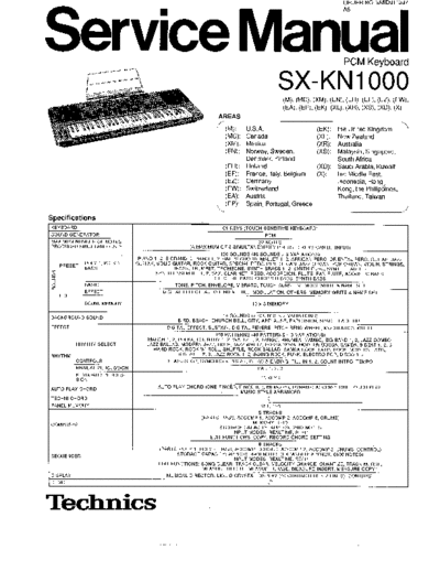 panasonic 5922 - manual de servicio  panasonic Audio SX-KN1000 5922 - manual de servicio.pdf