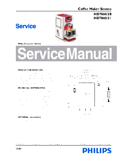 Philips service  Philips Coffee Maker Senseo HD7860-21 service.pdf