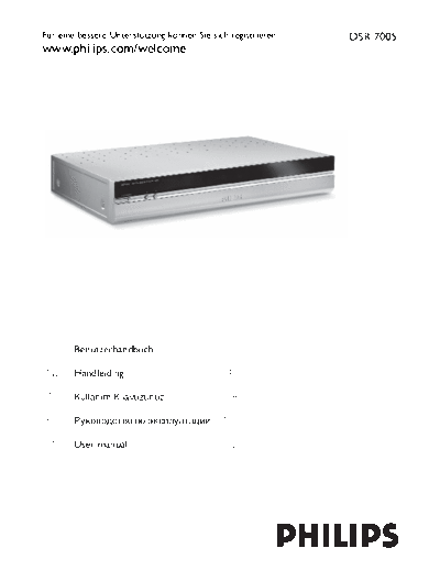 Philips DSR700500 BA 1233572435  Philips Satelliet DSR7005 Handleiding DSR700500_BA_1233572435.pdf