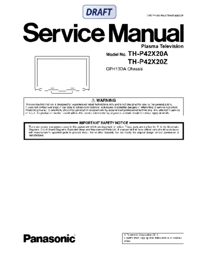 panasonic th-p42x20a th-p42x20z chassis gph13da  panasonic Plasma TV GPH13DA chassis TH-P42X20A TH-P42X20Z CHASSIS GPH13DA panasonic_th-p42x20a_th-p42x20z_chassis_gph13da.pdf