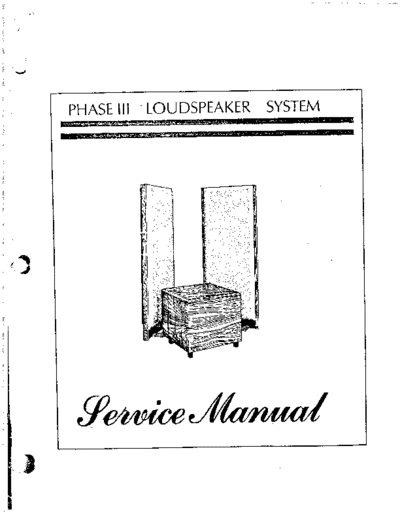 PHASE LINEAR hfe   phase iii service en  . Rare and Ancient Equipment PHASE LINEAR Audio Andromeda III hfe_phase_linear_phase_iii_service_en.pdf