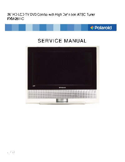 POLAR fxm 2611c service manual 20061220final 127  . Rare and Ancient Equipment POLAR POLAROID LCD fxm_2611c_service_manual_20061220final_127.pdf