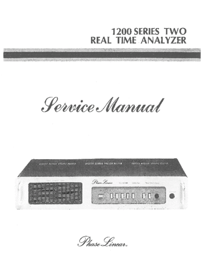 PHASE LINEAR hfe   1200 series two service en  . Rare and Ancient Equipment PHASE LINEAR Audio 1200 Series Two hfe_phase_linear_1200_series_two_service_en.pdf