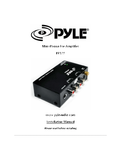 PYLE ve pyle pp555 en  . Rare and Ancient Equipment PYLE Audio PP555 ve_pyle_pp555_en.pdf