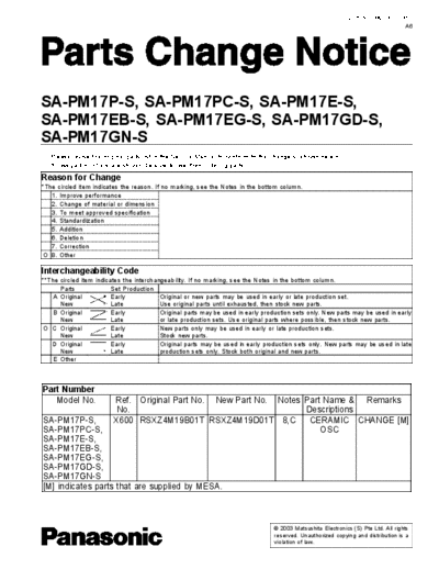 panasonic md0301031p0  panasonic Bullettines Bulletins buleitins new AUDIO md0301031p0.pdf