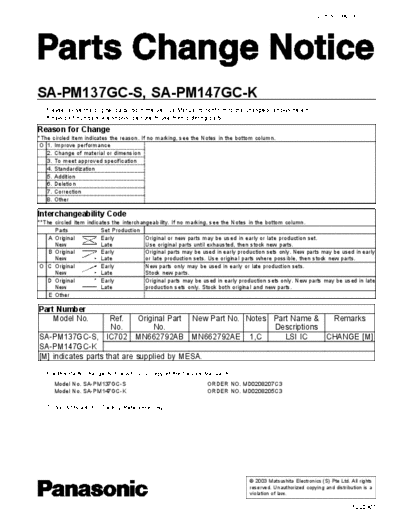 panasonic md0301020p3  panasonic Bullettines Bulletins buleitins new AUDIO md0301020p3.pdf