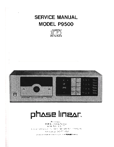 PHASE LINEAR hfe   p9500 service en low res  . Rare and Ancient Equipment PHASE LINEAR Audio P9500 hfe_phase_linear_p9500_service_en_low_res.pdf