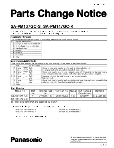 panasonic md0301008p3  panasonic Bullettines Bulletins buleitins new AUDIO md0301008p3.pdf