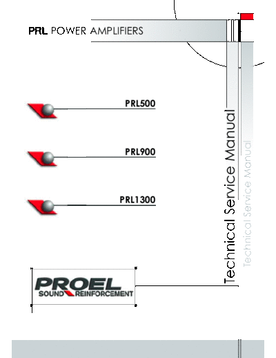 . Various PRL1300 900 500 SERVICE MAN  . Various PROEL PRL Series Proel PRL series PRL1300_900_500_SERVICE_MAN.PDF