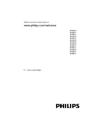 Philips 42pfl3007h 12 dfu nld  Philips LCD TV  (and TPV schematics) 42PFL3007H12 User Manual 42pfl3007h_12_dfu_nld.pdf