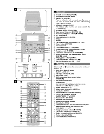 panasonic remote  panasonic Audio SA-PM29 PANASONIC SA-PM29 remote.pdf