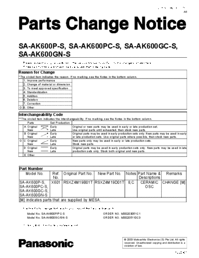 panasonic md0301037p7  panasonic Bullettines Bulletins buleitins new AUDIO md0301037p7.pdf