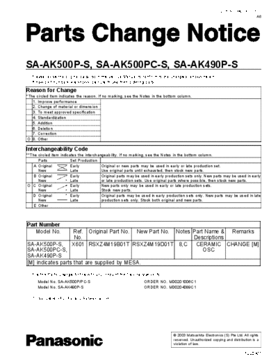 panasonic md0301036p1  panasonic Bullettines Bulletins buleitins new AUDIO md0301036p1.pdf