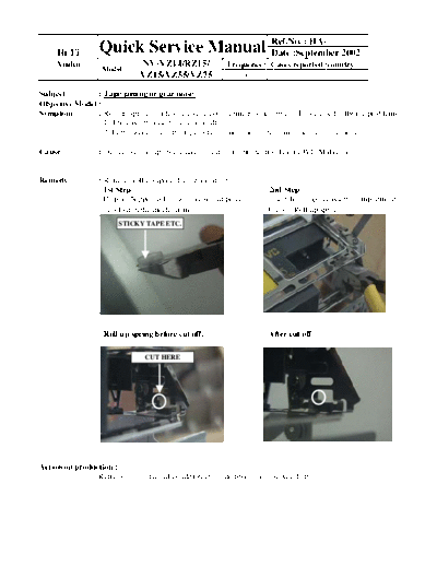 panasonic QSM NV-VZ14  panasonic Bullettines Bulletins buleitins new CCD QSM NV-VZ14.pdf