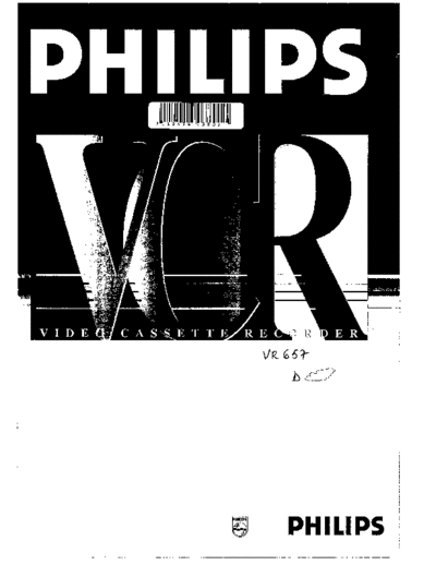 Philips vr657 dfu deu  Philips Video VR657 user manual vr657_dfu_deu.pdf