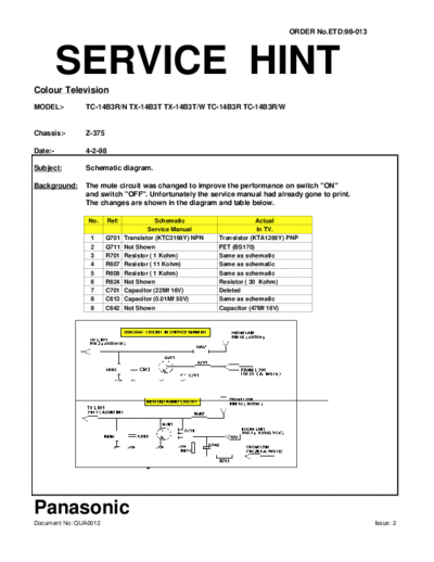 panasonic 98013  panasonic Bullettines Bulletins bulletins-2 98013.pdf