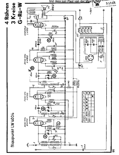 POINT BLEU Blaupunkt LW4004  . Rare and Ancient Equipment POINT BLEU Audio LW4004 Blaupunkt_LW4004.pdf