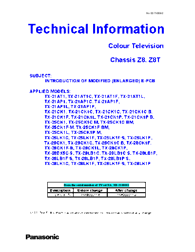 panasonic 02-TI-009-2  panasonic Bullettines Bulletins buleitins new TV 02-TI-009-2.pdf