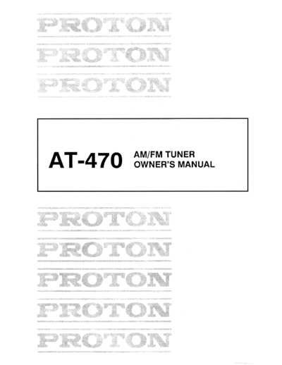 PROTON hfe   at-470 en  . Rare and Ancient Equipment PROTON Audio AT-470 hfe_proton_at-470_en.pdf