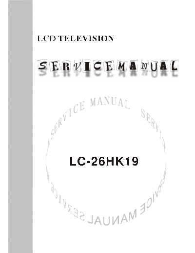 PRIMA LC-26HK19  . Rare and Ancient Equipment PRIMA LCD LCD LC-26HK19.pdf