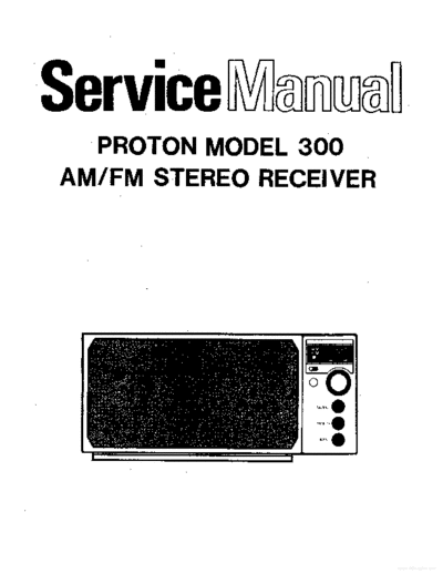 PROTON hfe proton 300 service en  . Rare and Ancient Equipment PROTON Audio 300 hfe_proton_300_service_en.pdf