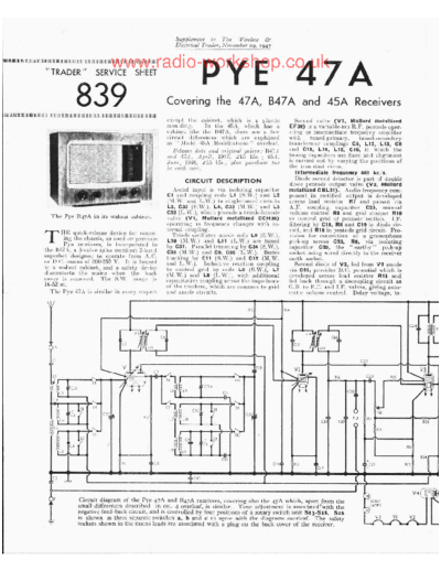 PYE (GB) pye-47a  . Rare and Ancient Equipment PYE (GB) pye-47a.pdf