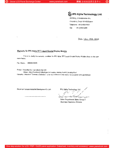 . Various Panel IPS Alpha BM080A030B 0 [DS]  . Various LCD Panels Panel_IPS_Alpha_BM080A030B_0_[DS].pdf