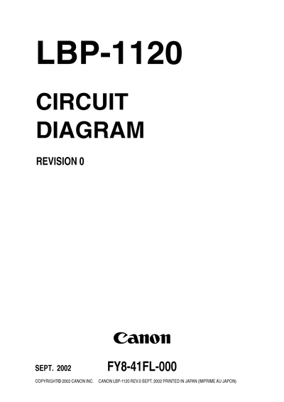 CANON lbp1120-cd-draft  CANON Printer lbp1120-cd-draft.djvu