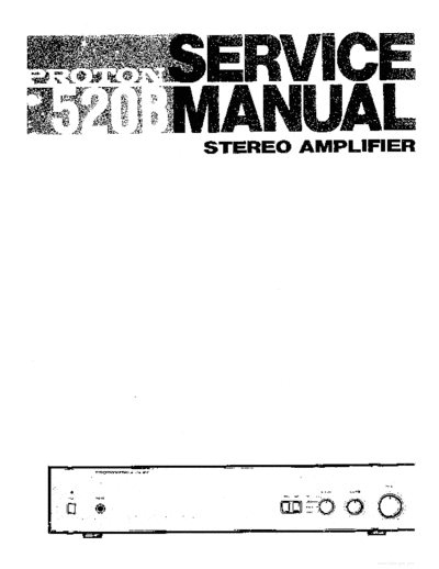 PROTON hfe proton 520b service en  . Rare and Ancient Equipment PROTON Audio 520B hfe_proton_520b_service_en.pdf