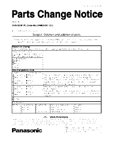 panasonic DSD0309723P1  panasonic Bullettines Bulletins buleitins new DVD DSD0309723P1.pdf