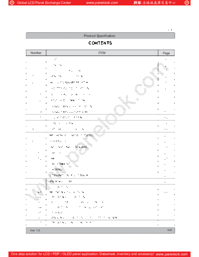 . Various Panel LG Display LC370EUD-SEM1 0 [DS]  . Various LCD Panels Panel_LG_Display_LC370EUD-SEM1_0_[DS].pdf