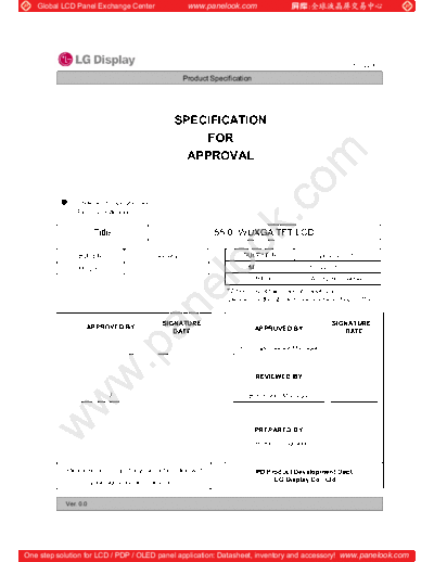 . Various Panel LG Display LC550WUD-SCA1 0 [DS]  . Various LCD Panels Panel_LG_Display_LC550WUD-SCA1_0_[DS].pdf