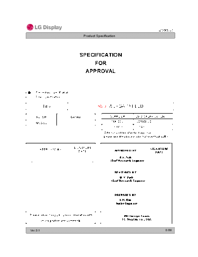 . Various Panel LG Display LD550EUD-SCA1 0 [DS]  . Various LCD Panels Panel_LG_Display_LD550EUD-SCA1_0_[DS].pdf