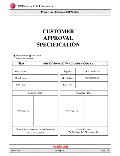 . Various Panel LG Display PDP42C4 0 [DS]  . Various LCD Panels Panel_LG_Display_PDP42C4_0_[DS].pdf