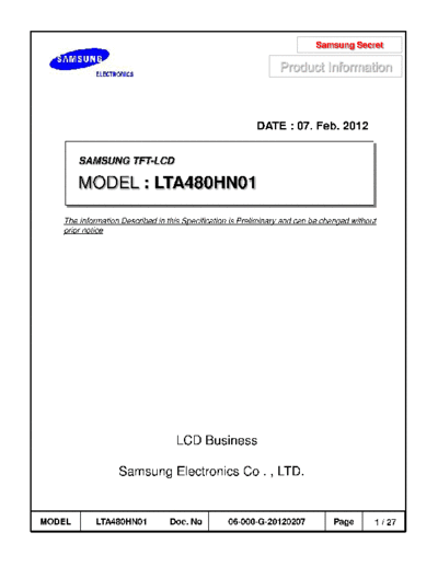 . Various Panel SAMSUNG LTA480HN01 1 [DS]  . Various LCD Panels Panel_SAMSUNG_LTA480HN01_1_[DS].pdf