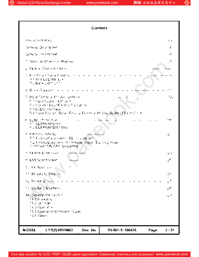 . Various Panel SAMSUNG LTY400HM02 0 [DS]  . Various LCD Panels Panel_SAMSUNG_LTY400HM02_0_[DS].pdf