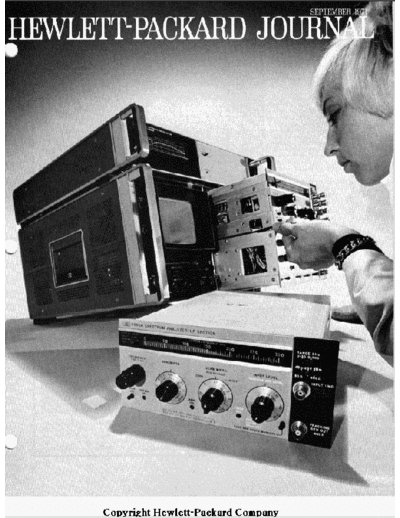 Agilent HP Journal - Spectrum Analyzers Sept71  Agilent journals HP Journal - Spectrum Analyzers Sept71.pdf