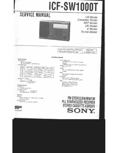 panasonic sony icf-sw1000t service manual  panasonic Fax KXFM90PDW Viewing SGML_VIEW_DATA EU KX-FM90PD-W SVC Audio sony_icf-sw1000t_service_manual.pdf