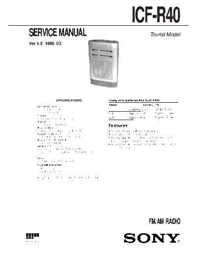 panasonic sony icf-r40 service manual  panasonic Fax KXFM90PDW Viewing SGML_VIEW_DATA EU KX-FM90PD-W SVC Audio sony_icf-r40_service_manual.pdf