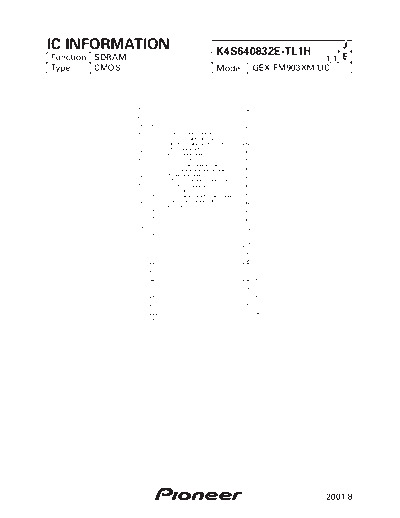 Pioneer K4S640832E-TL1H  Pioneer DVD pioneer cd IC_pdf K4S640832E-TL1H.pdf