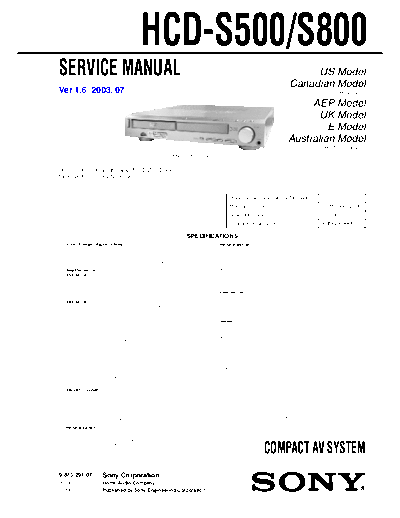 panasonic sony hcd-s500 800  panasonic Fax KXFM90PDW Viewing SGML_VIEW_DATA EU KX-FM90PD-W SVC Audio sony_hcd-s500_800.pdf