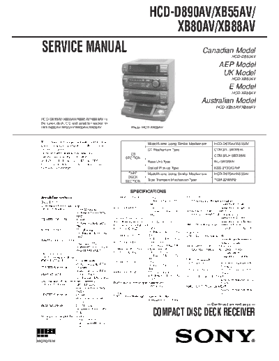 panasonic HCD-D890AV X  panasonic Fax KXFM90PDW Viewing SGML_VIEW_DATA EU KX-FM90PD-W SVC Audio HCD-D890AV_X.pdf