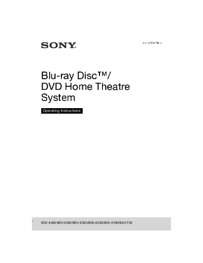 panasonic BDVE490 E390 E385 E290 E190 T39  panasonic Fax KXFM90PDW Viewing SGML_VIEW_DATA EU KX-FM90PD-W SVC Audio BDV-E490 BDVE490_E390_E385_E290_E190_T39.pdf