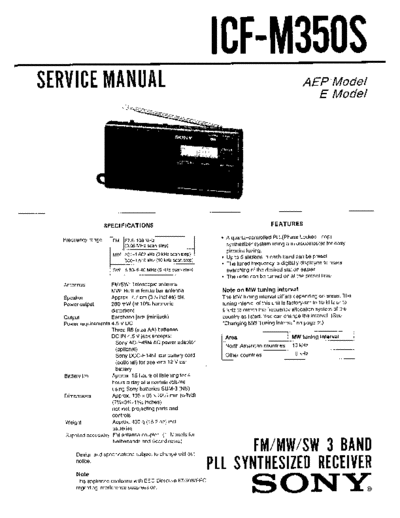 panasonic sony icf-m350s  panasonic Fax KXFM90PDW Viewing SGML_VIEW_DATA EU KX-FM90PD-W SVC Audio sony_icf-m350s.pdf