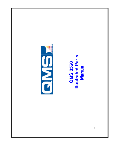Konica Minolta Konica Minolta QMS 2560 pagepro25 Parts Manual  Konica Minolta Konica Minolta QMS 2560 pagepro25 Parts Manual.pdf