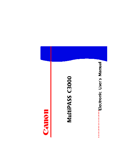 CANON Canon MultiPASS C3000 User