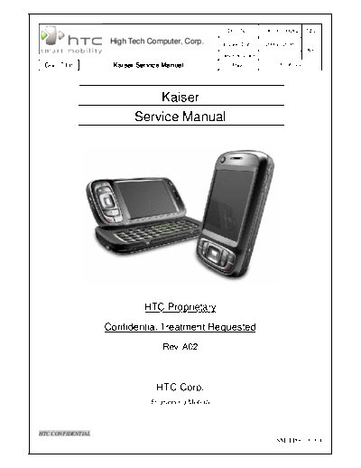 HTC HTC Kaiser Service Manual ENG  HTC HTC_Kaiser_Service_Manual_ENG.pdf